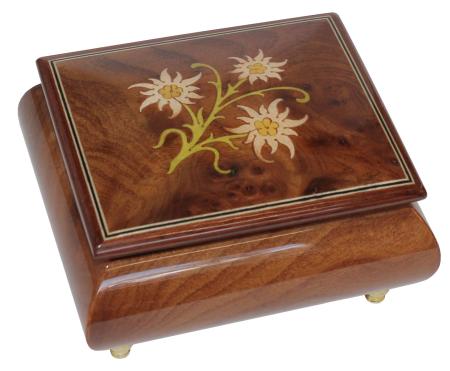 Nr.40E24 Intarsien Edelweiss Ulme